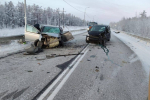 Два человека пострадали в ДТП в Хангаласском районе
