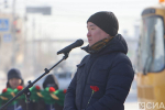 В Якутске общественность возложила цветы к памятнику Роману Дмитриеву