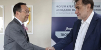 Глава Якутии встретился с руководителем кинокомпании «СТВ» Сергеем Сельяновым - Якутское-Cаха ИА