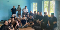В Охотском перевозе Томпонского района трудится молодёжный десант "За НАС!" - ГТРК Саха