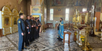 Благочинный Алданского округа совершил молебен о сотрудниках МЧС в день памяти иконы Божией Матери «Неопалимая Купина» - Якутская и Ленская епархия