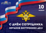 С Днём сотрудника органов внутренних дел!