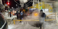 В Сайсарском округе города Якутска ведутся работы по устранению аварии - ГТРК Саха
