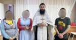 В реабилитационном центре села Кангалассы совершено Таинство Крещения