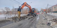 В Якутске открыли проезд по улице Дежнева - Якутское-Cаха ИА