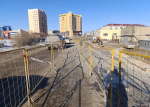В Якутске проводится капремонт перекрестка улиц Хабарова, Ярославского, Чернышевского, Ефимова