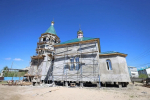 Глава Якутии проинспектировал строящийся Крестовоздвиженский храм
