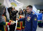 В Якутии встретили Героя России Виктора Софронова