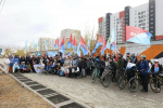 Более 200 участников собрал молодежный профсоюзный велопробег