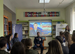 Герой России Виктор Софронов провёл урок Мужества в Олёкминске